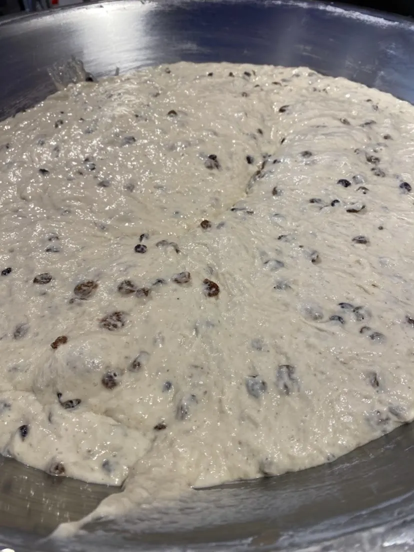 Het beslag voor de oliebollen